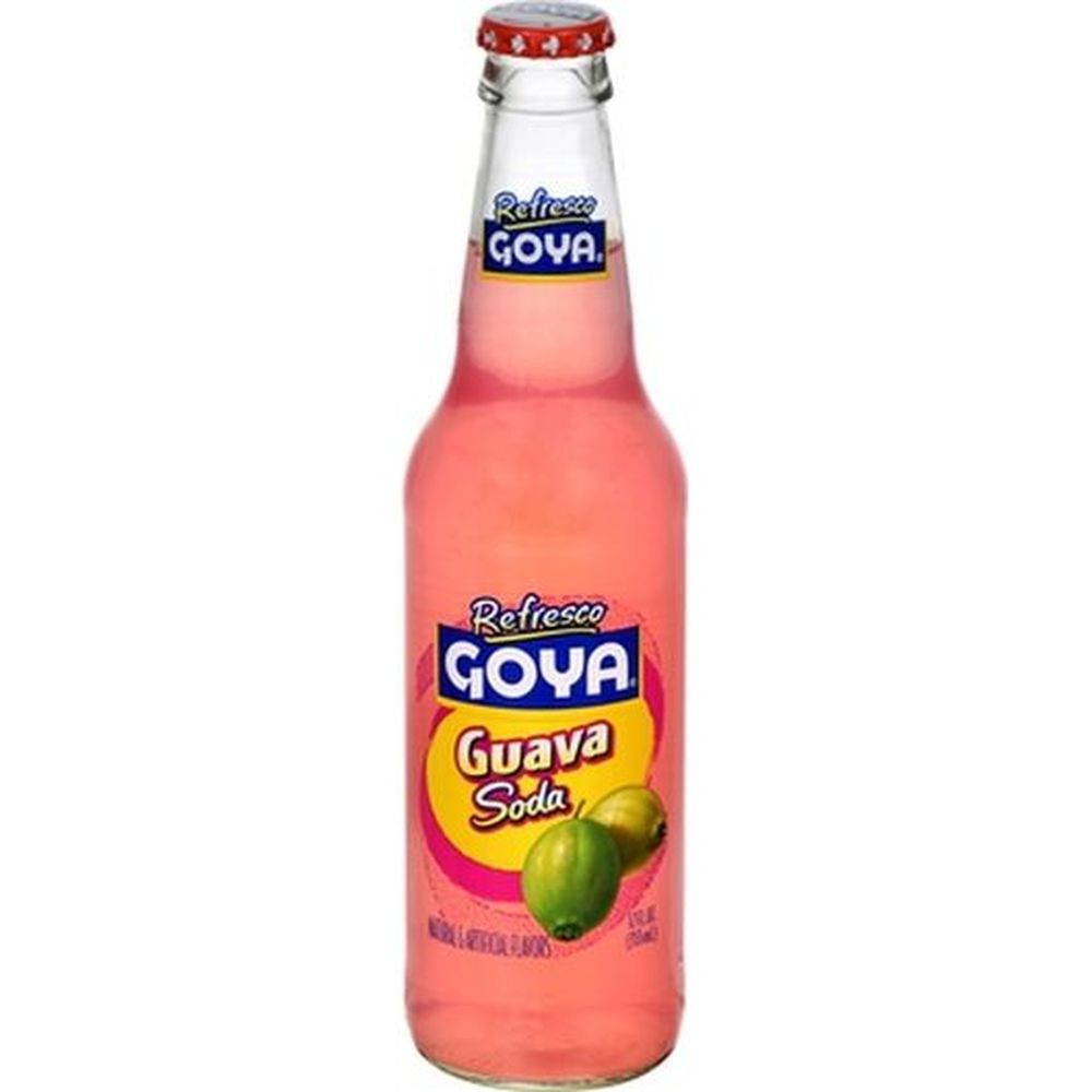 Goya Guava Soda, 12 Fluid Ounce -- 24 Per Case