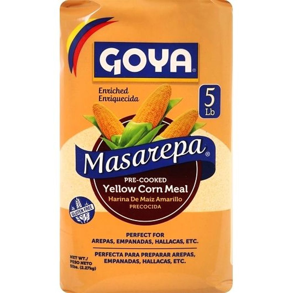 Goya Pre-cooked Yellow Corn Meal, 80 Ounce -- 4 Per Case