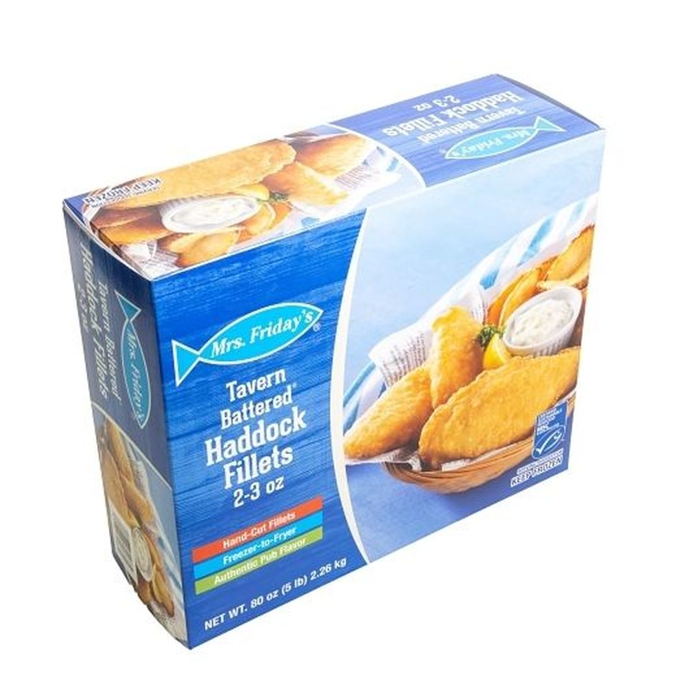 2-3 Ounce Tavern Battered Haddock Fillets