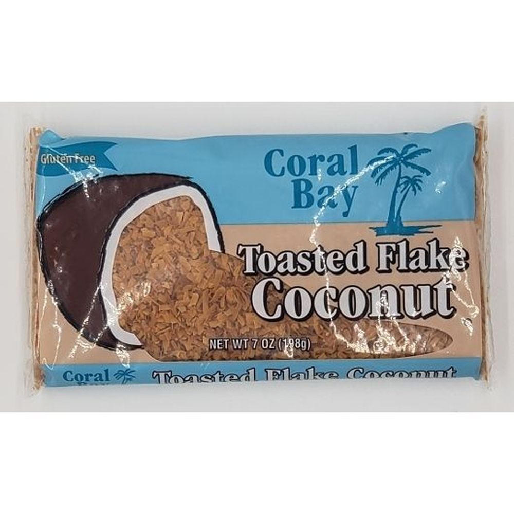 Coral Bay Toasted Flake Coconut, 7 Ounce -- 12 Per Case