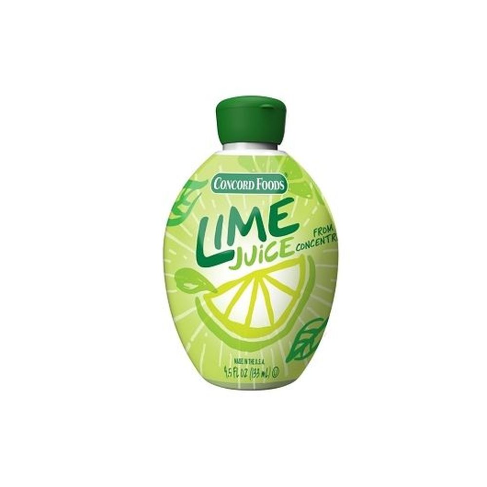 Concord Foods Lime Juice, 4.5 Fluid Ounce -- 24 Per Case