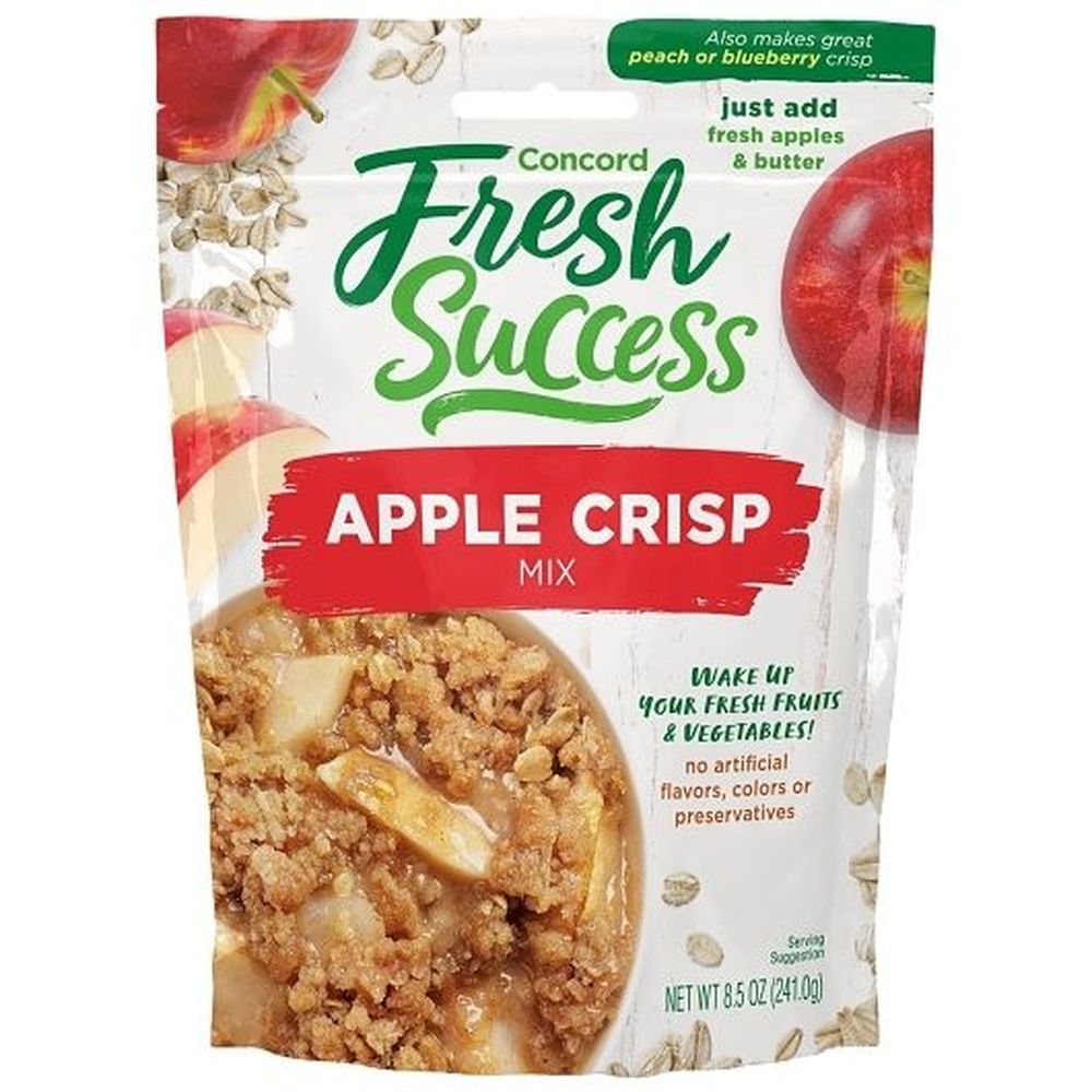 Concord Fresh Success Apple Crisp Mix, 8.5 Ounce -- 24 Per Case