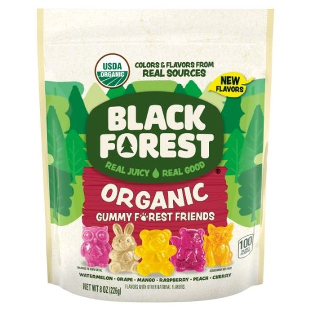 Black Forest Organic Forest Friends Gummies - Stand Up Bag, 8 Ounce -- 6 Per Case