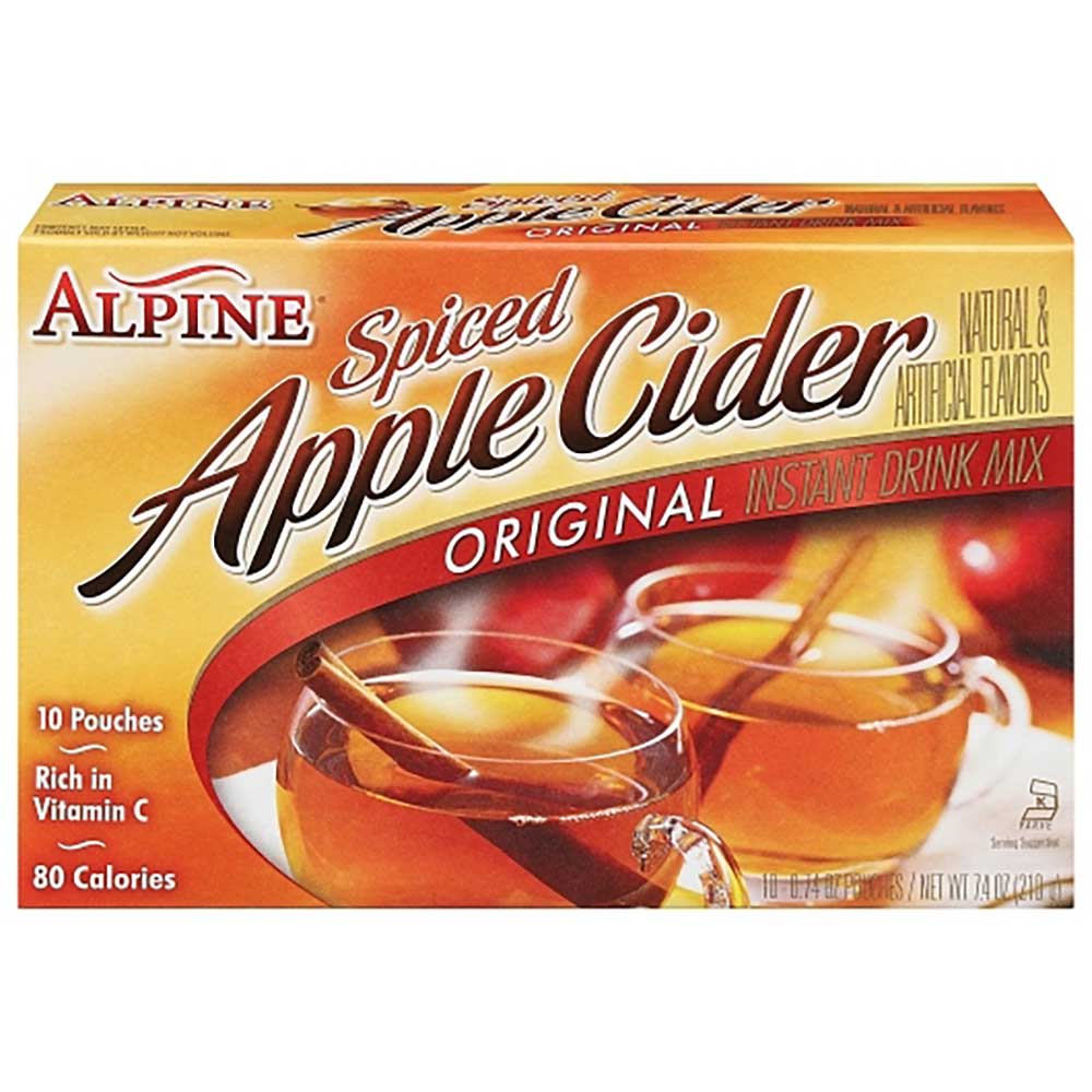 Alpine Original Spiced Apple Cider Instant Drink Mix, 7.4 Ounce -- 12 Per Case