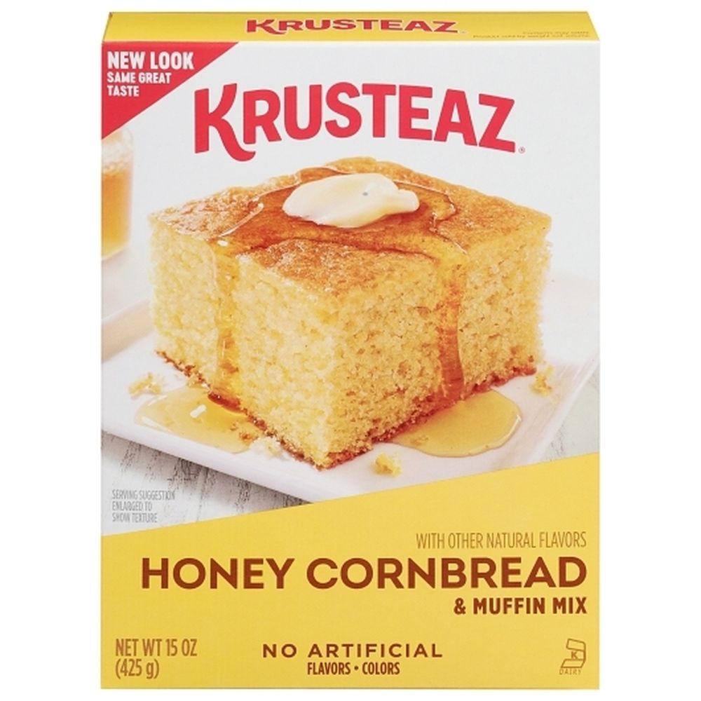 Krusteaz Honey Cornbread And Muffin Mix, 15 Ounce -- 12 Per Case