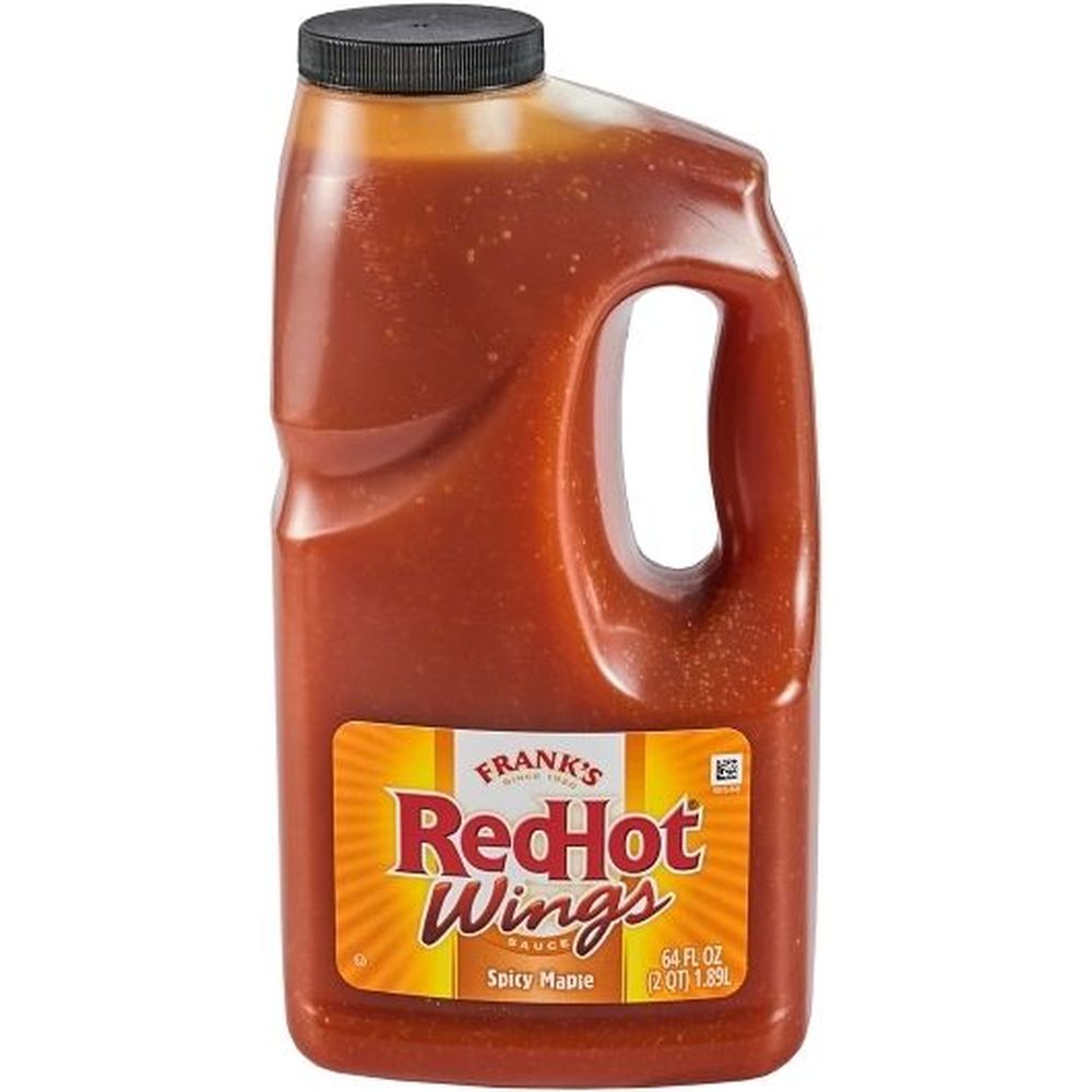 Frank's Redhot Spicy Maple Wing Sauce And Dip, 0.5 Gallon -- 4 Per Case