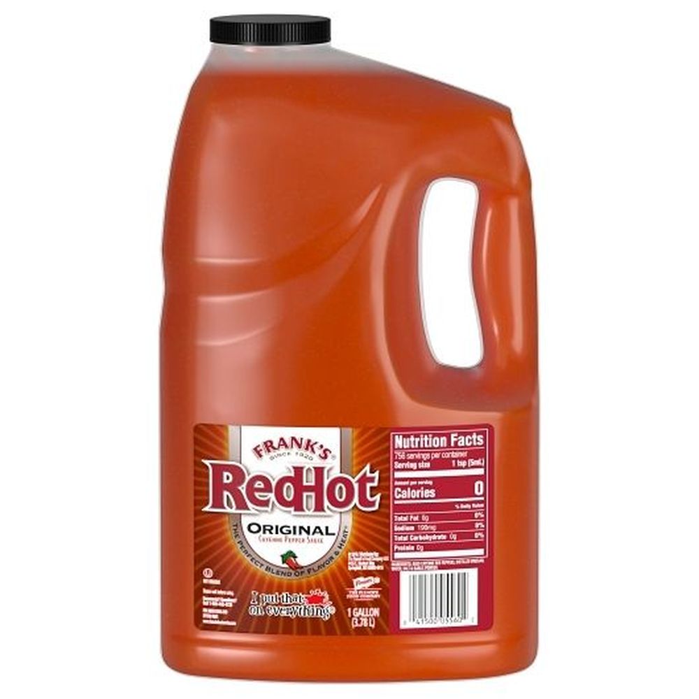 Frank's Original Redhot Sauce, 1 Gallon -- 4 Per Case