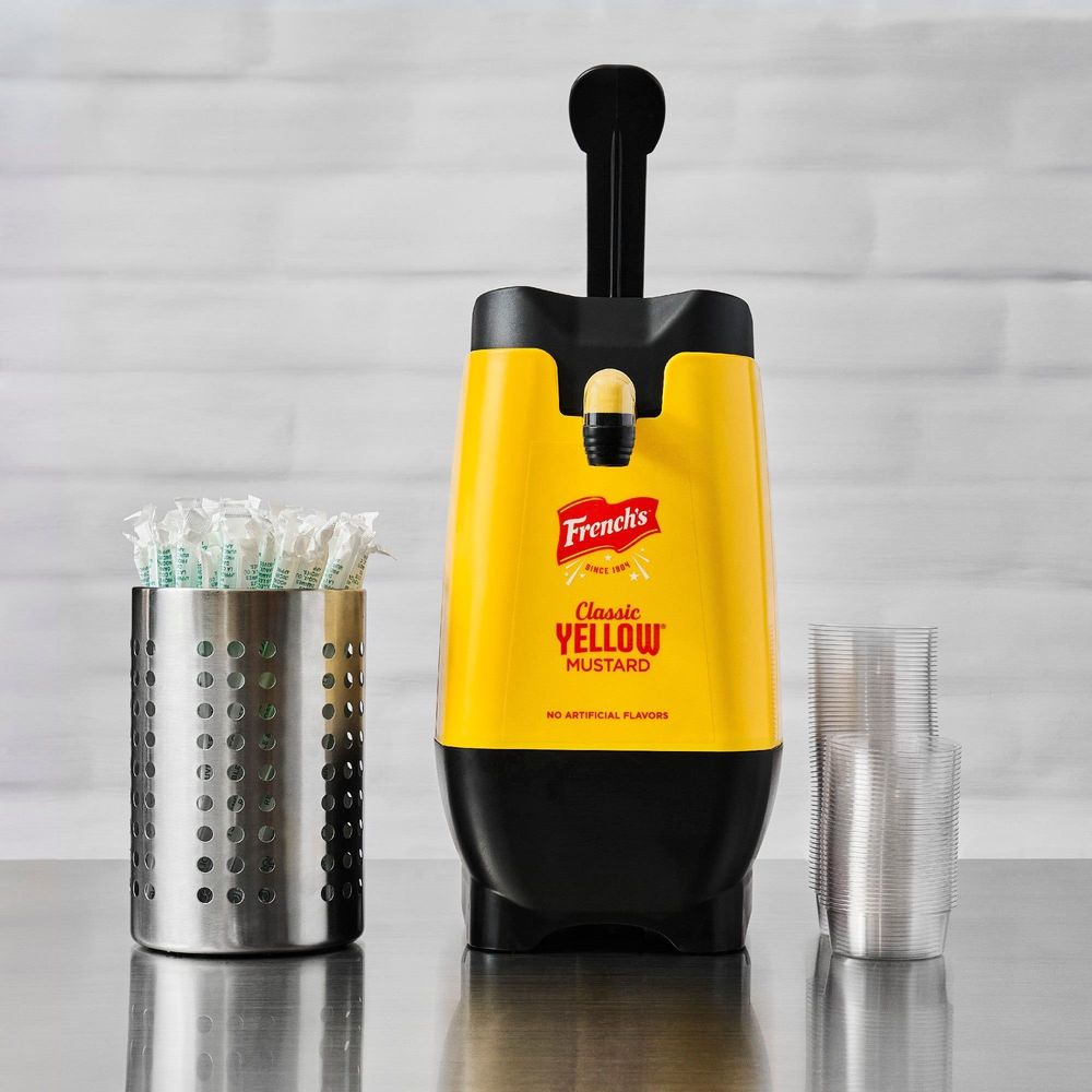 French's Classic Yellow Mustard - Dispensing Pouch With Fitment, 1.5 Gallon -- 2 Per Case