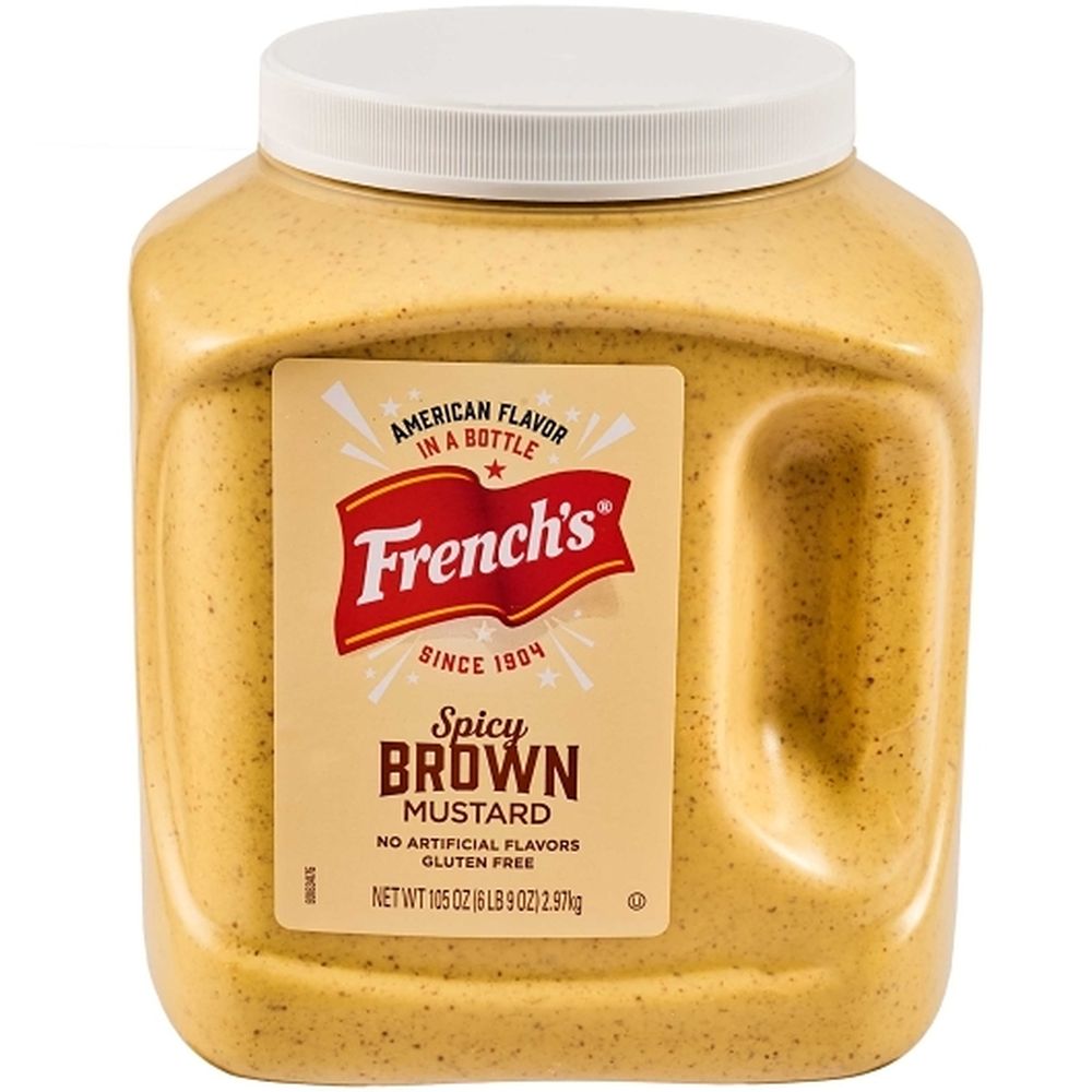 French's Bold N Spicy Brown Mustard, 105 Ounce -- 4 Per Case