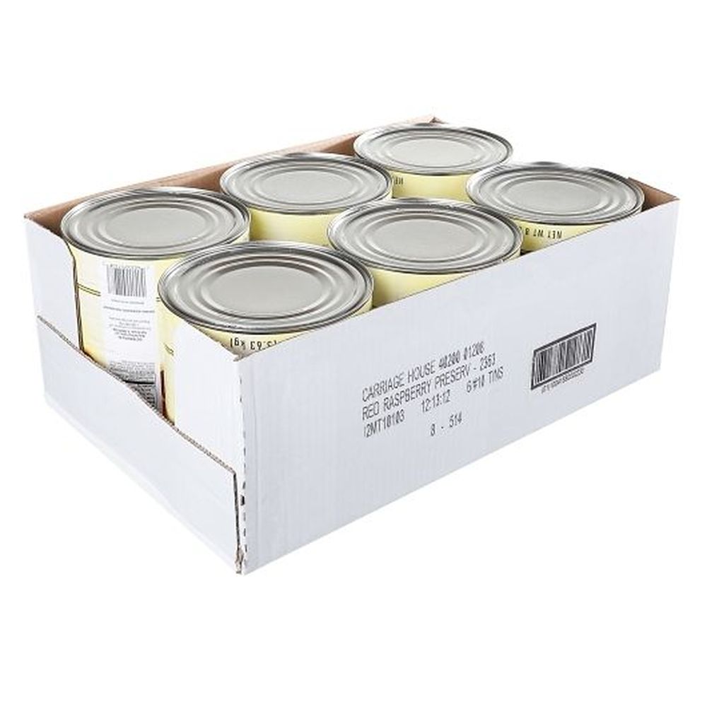 Carriage House Red Raspberry Preserve, 8 Pound -- 6 Per Case