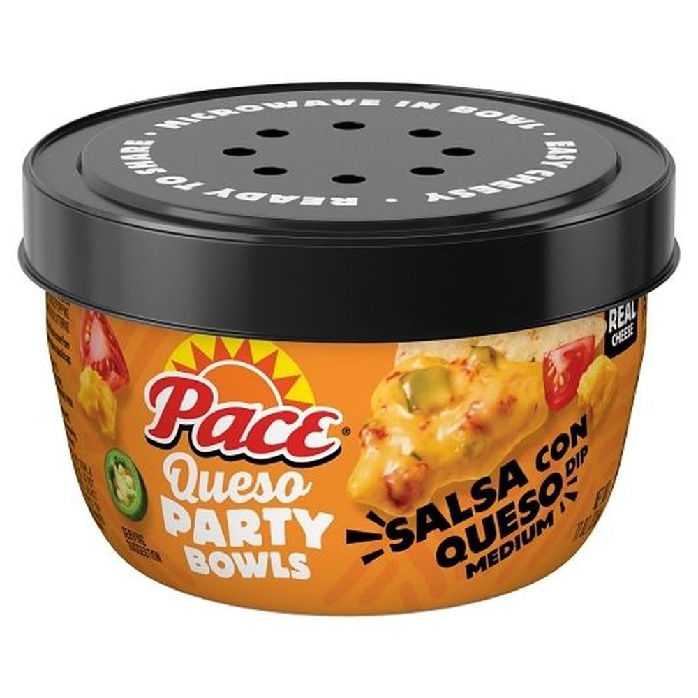 Pace Salsa Con Queso Cheese Dip, 11 Ounce Bowl -- 8 Per Case