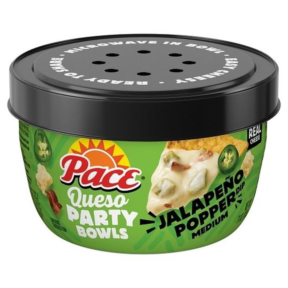 Pace Jalapeno Popper Cheese Dip, 11 Ounce Bowl -- 8 Per Case
