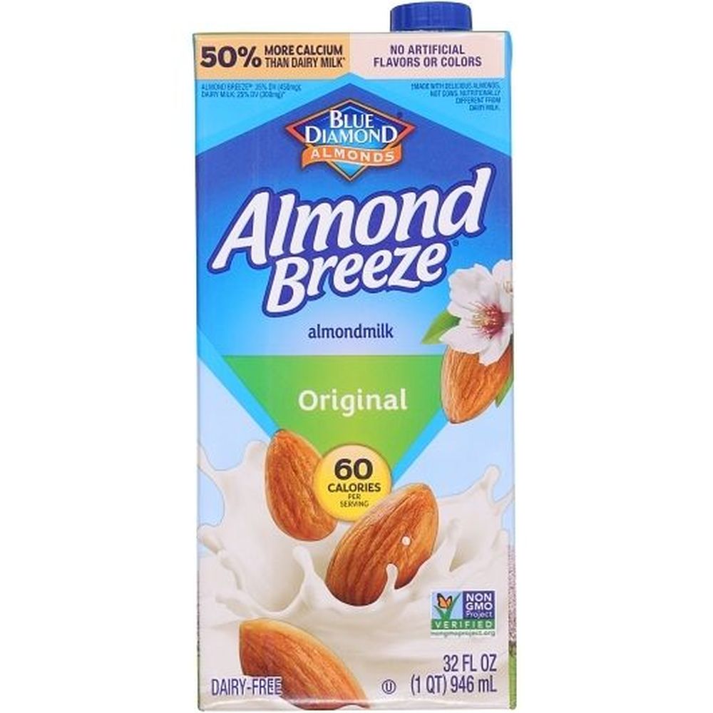 Almond Breeze Original Almondmilk, 32 Fluid Ounce -- 12 Per Case