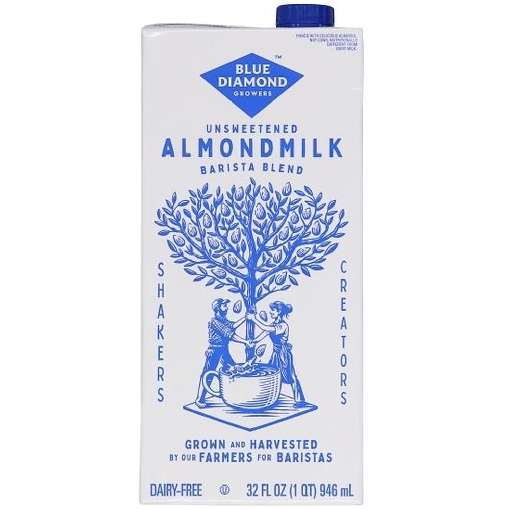Almond Breeze Unsweetened Almondmilk - Cartons, 32 Fluid Ounce -- 12 Per Case