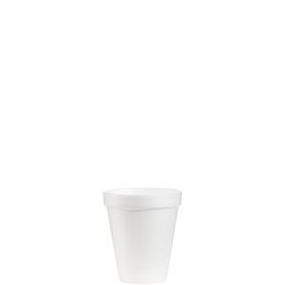 White EPS Insulated Foam Cup 6 Ounce