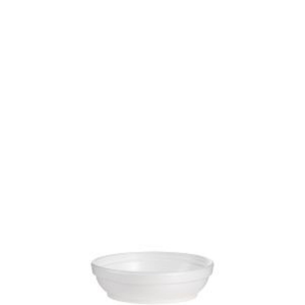 J Cup White Eps Insulated Foam Bowl, 5 Ounce Capacity -- 1000 Per Case