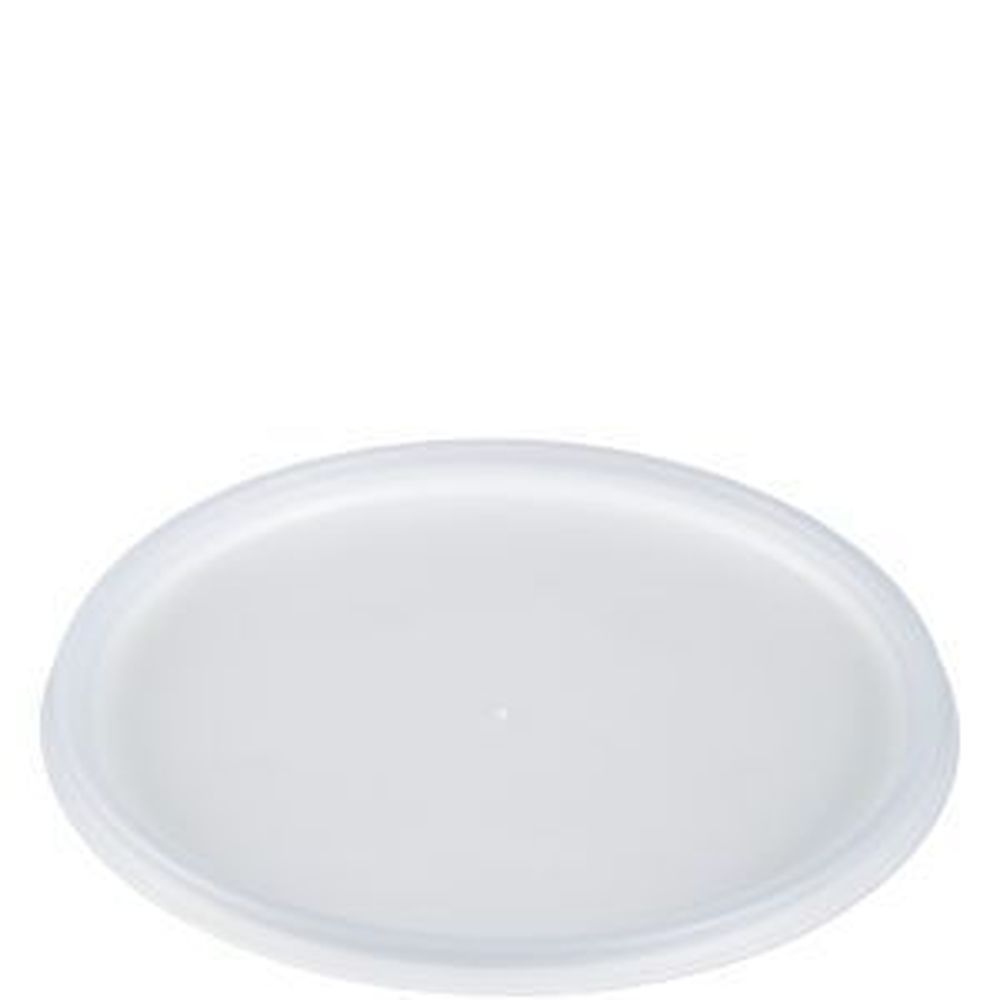 HIPS Plastic Translucent Vented Lid for 48 Ounce Foam Cup and Container