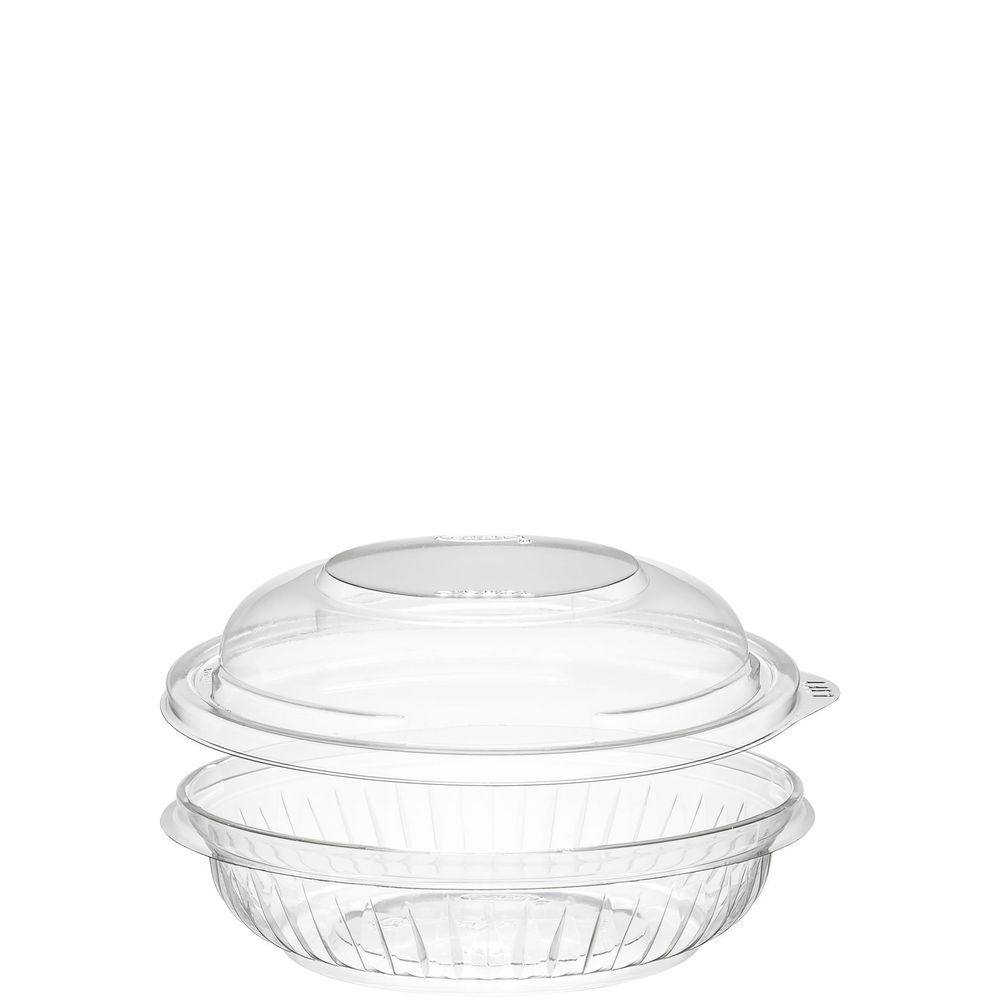 Presentabowls OPS Plastic Clear Bowl with Dome Lid 8 Ounce