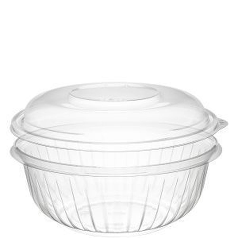 Presentabowls OPS Plastic Clear Dome Lid for 32 Ounce Bowl