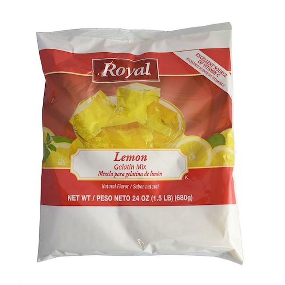 Royal Lemon Gelatin, 24 Ounce -- 12 Per Case