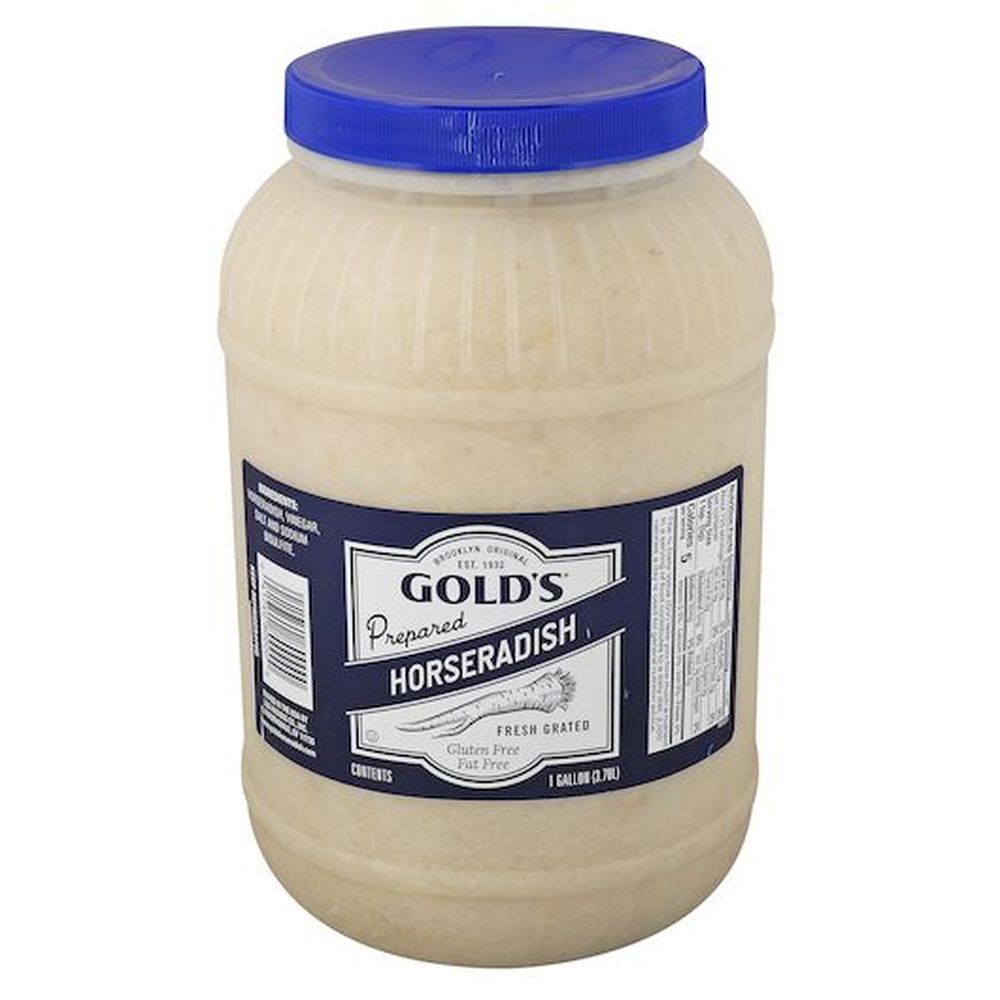Gold's White Horseradish, 1 Gallon -- 4 Per Case
