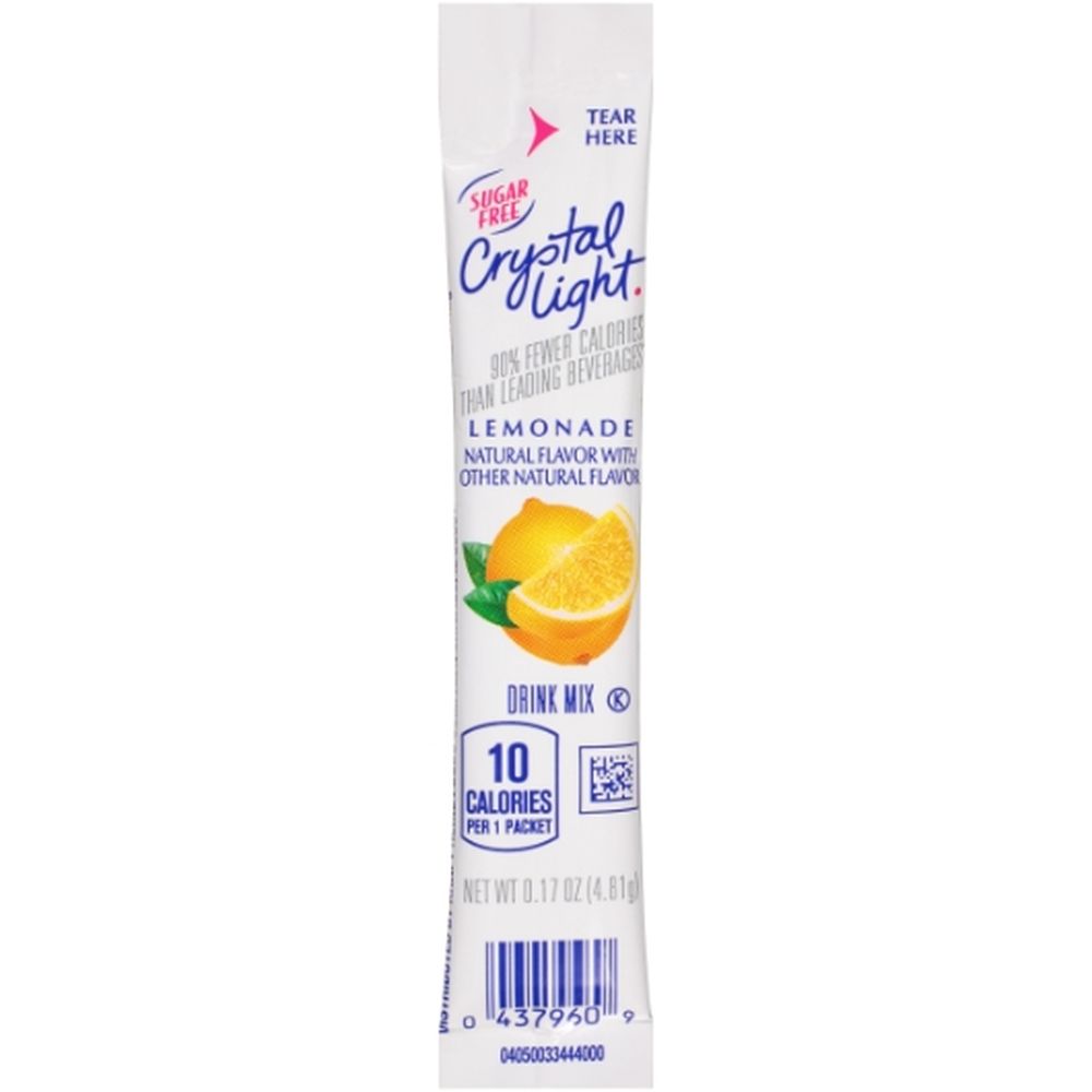 Crystal Light Lemonade On The Go Drink, 0.17 Ounce -- 120 Per Case