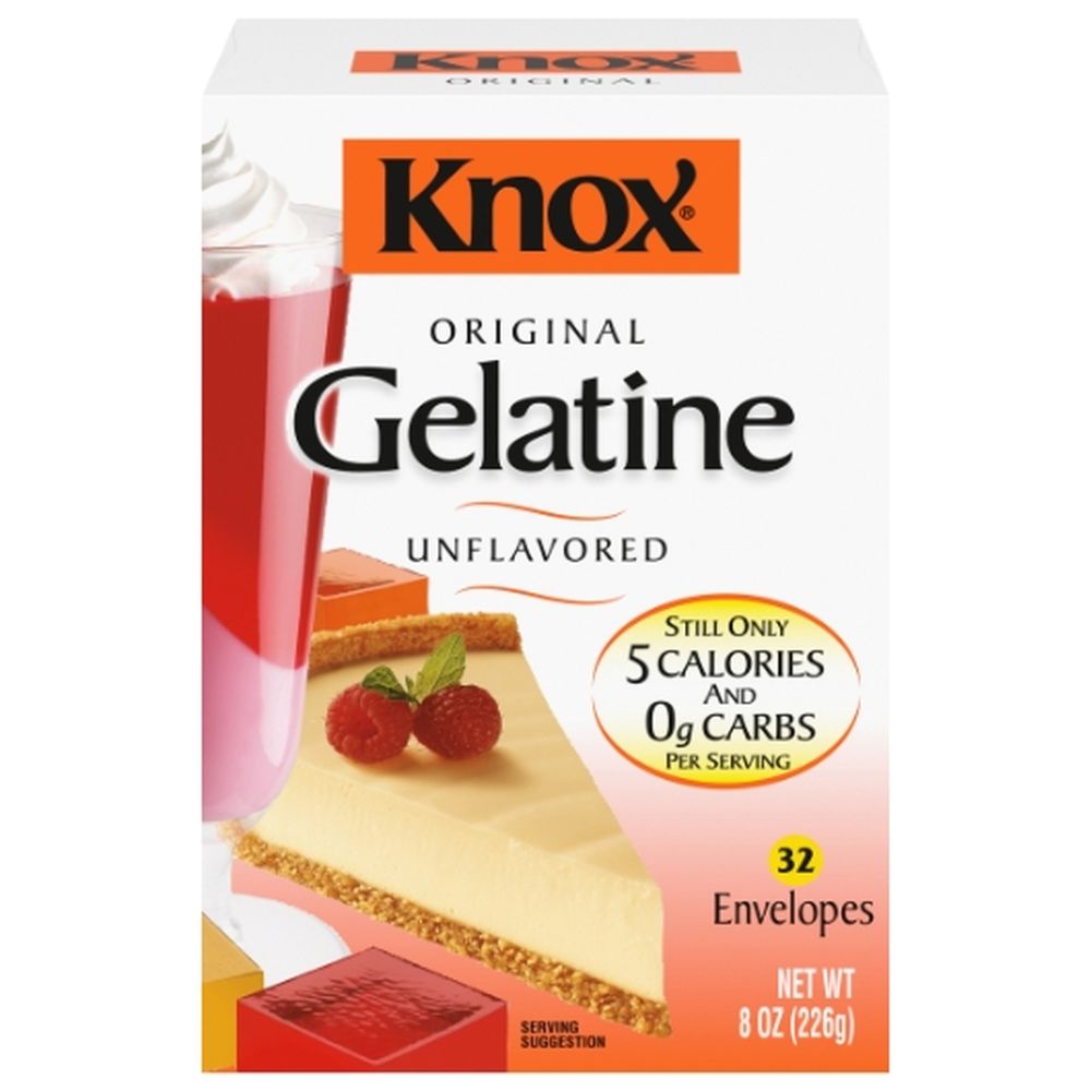 Knox Unflavored Large Gelatin, 8 Ounce -- 12 Per Case