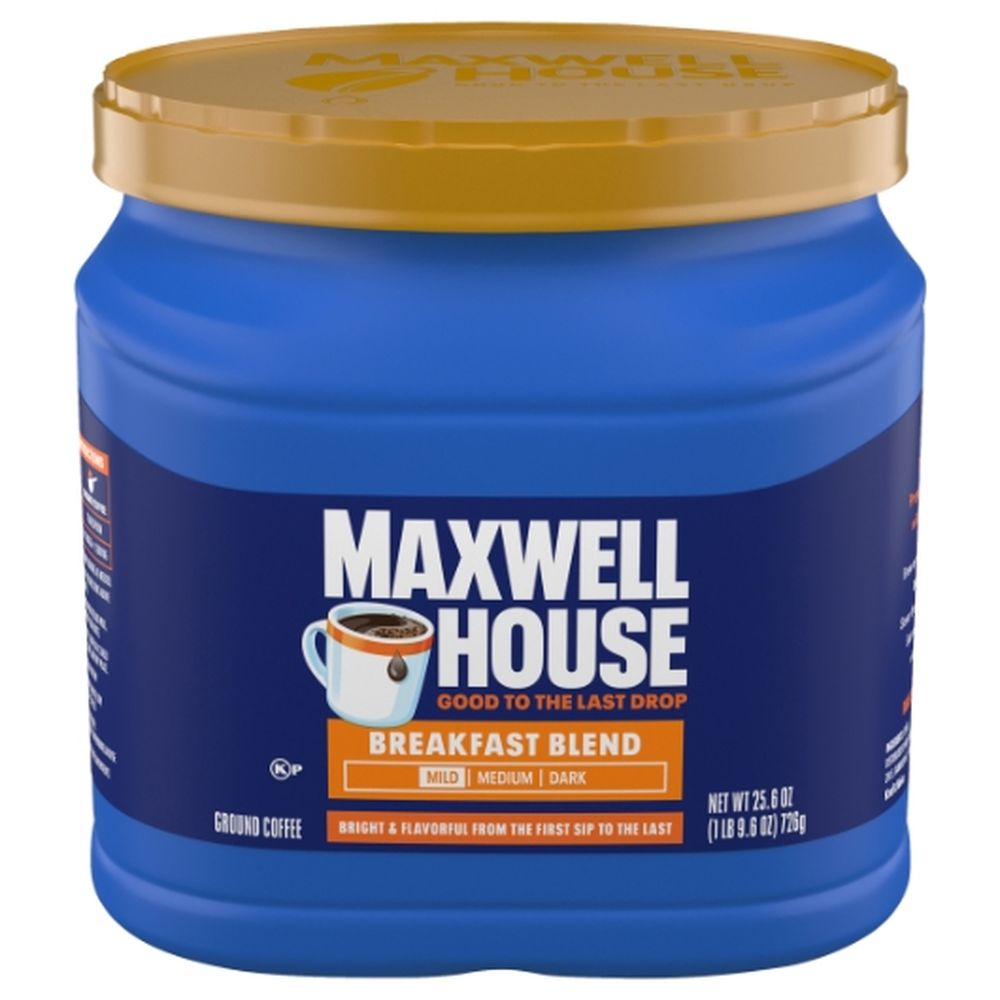 Maxwell House Breakfast Blend Ground Coffee, 1.6 Pound -- 6 Per Case