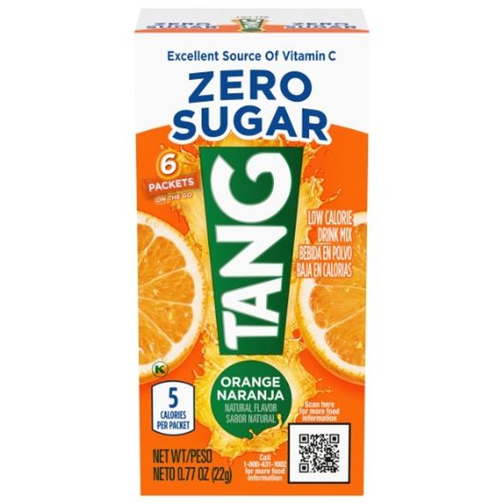 Tang On The Go Orange Powdered Soft Drink, 0.77 Ounce -- 8 Per Case