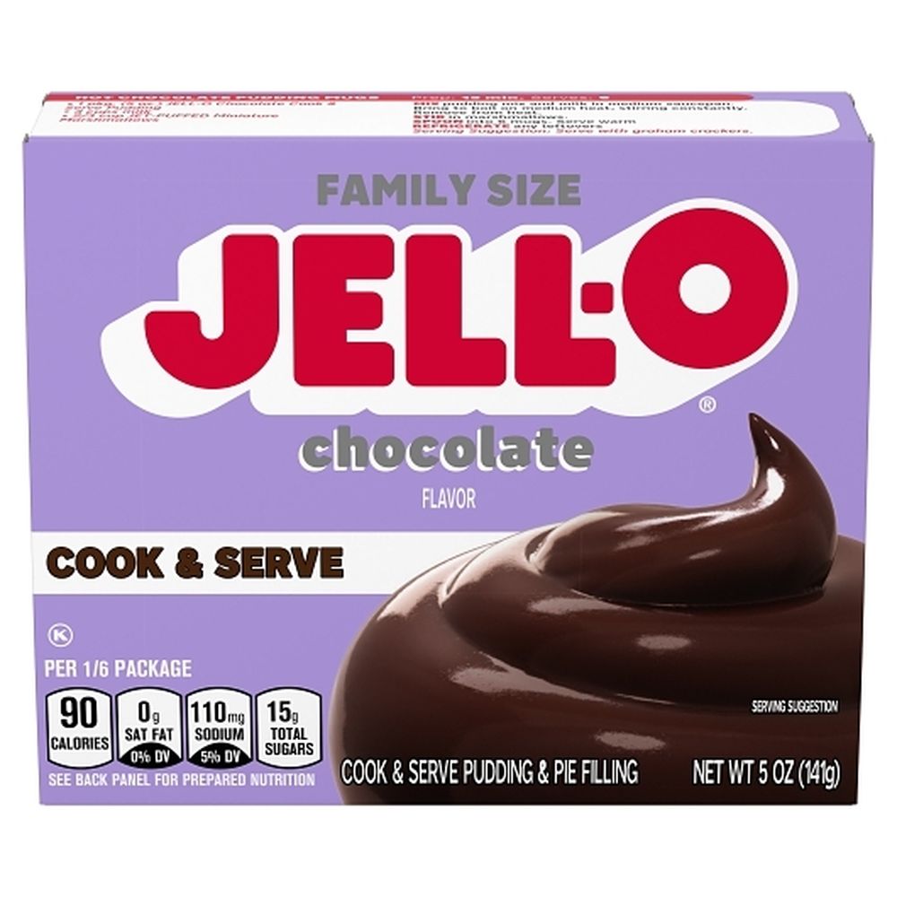 Jell-o Chocolate Pudding And Pie Filling Mix, 5 Ounce -- 24 Per Case