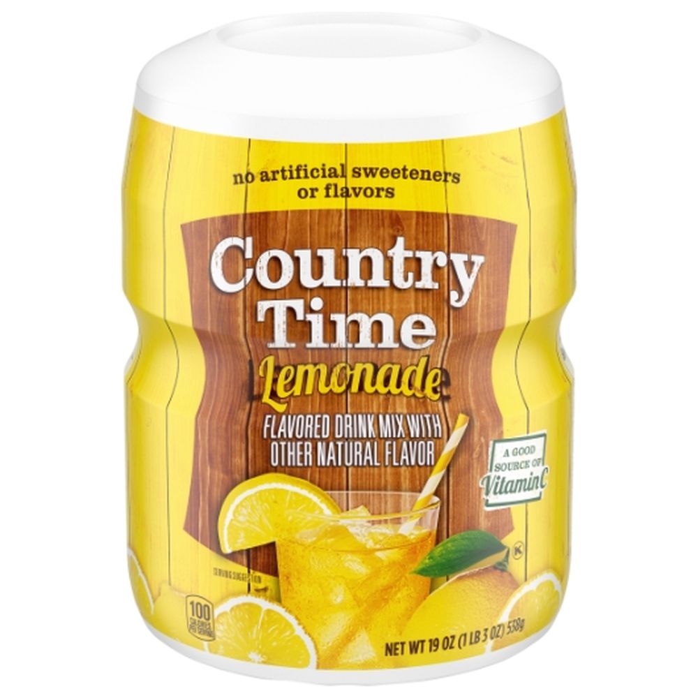 Country Time Lemonade Drink Mix, 19 Ounce -- 12 Per Case