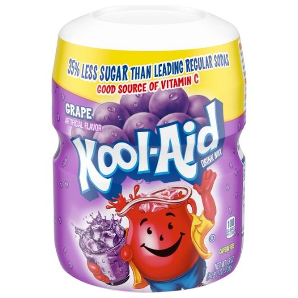 Kool-aid Sugar-sweetened Grape Powdered Soft Drink, 19 Ounce -- 12 Per Case
