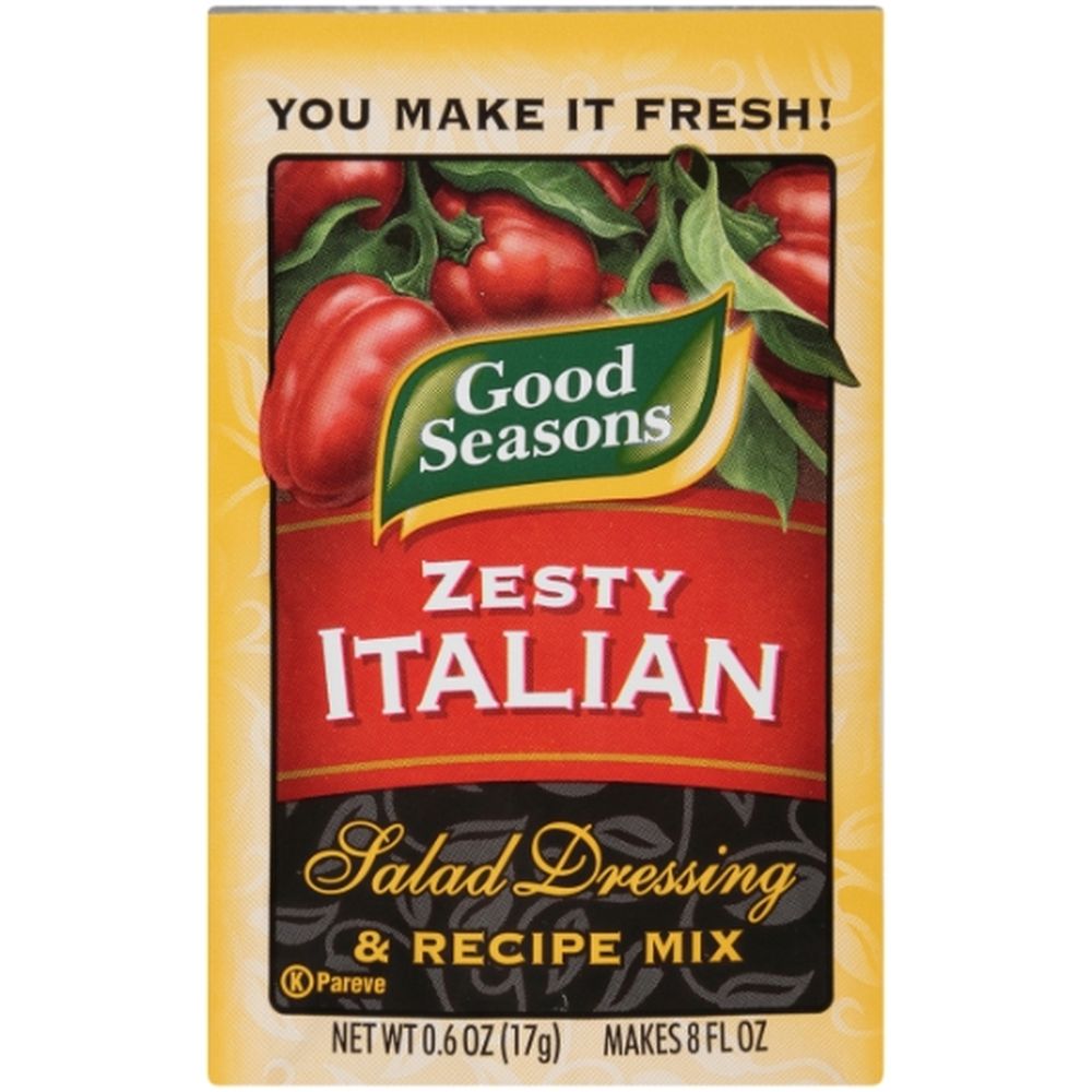 Good Seasons Zesty Italian Dressing Mixed, 0.6 Ounce -- 24 Per Case