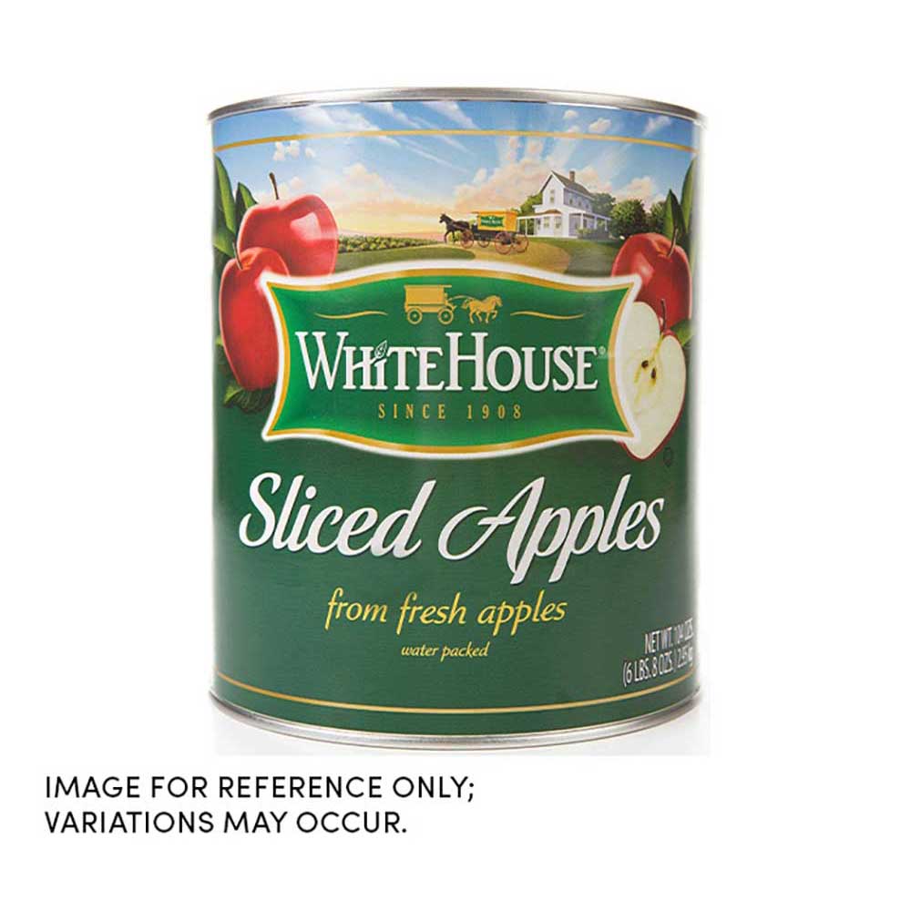 Commodity Canned Fruit & Vegetables Sliced Apple In Water, No. 10 Can -- 6 Per Case