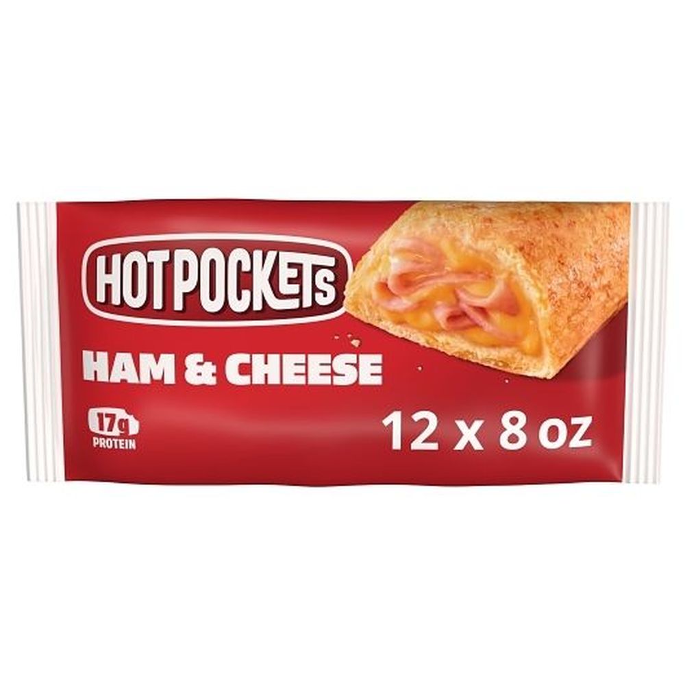 Hot Pockets Ham And Cheese Sandwich, 8 Ounce -- 12 Per Case