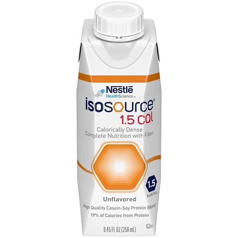Isosource 1.5 Cal Unflavored Calorically-dense Tube Feeding Formula, 250 Ml -- 24 Per Case
