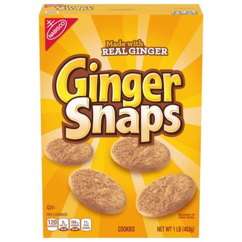 Ginger Snaps Old Fashioned Real Ginger Cookies, 16 Ounce -- 6 Per Case