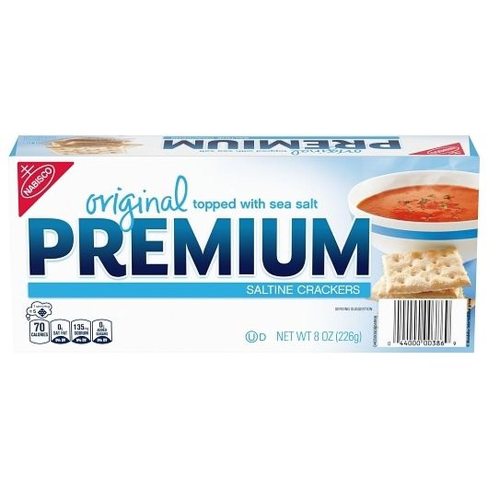 Premium Original Saltine Cracker, 8 Ounce -- 12 Per Case