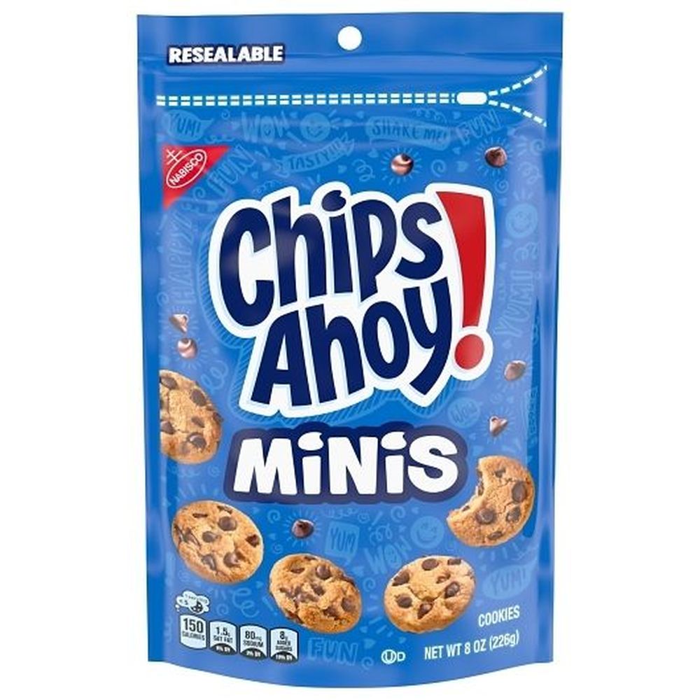 Chips Ahoy! Minis Chocolatey Chip Cookies, 8 Ounce -- 12 Per Case