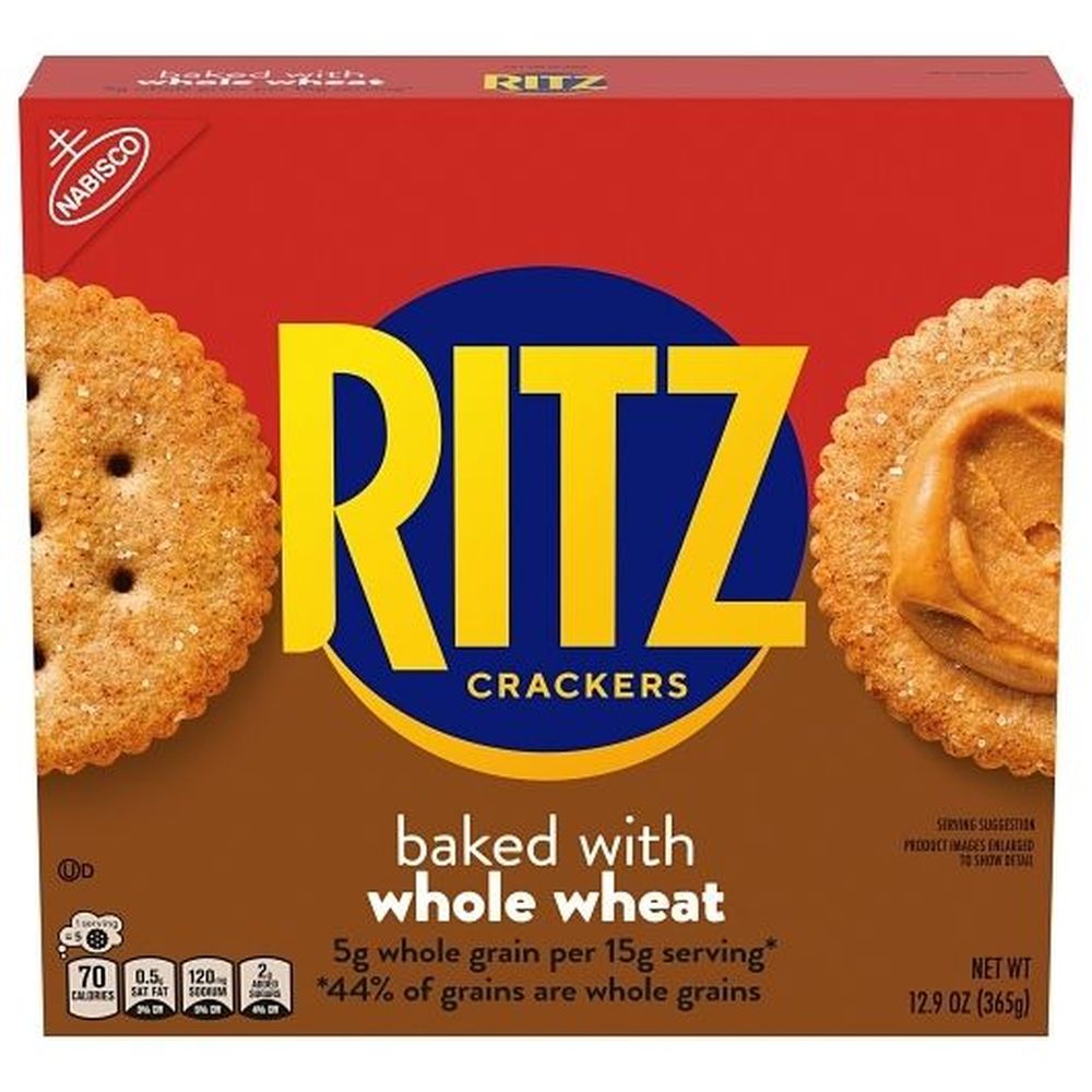 Ritz Whole Wheat Cracker, 12.9 Ounce -- 12 Per Case