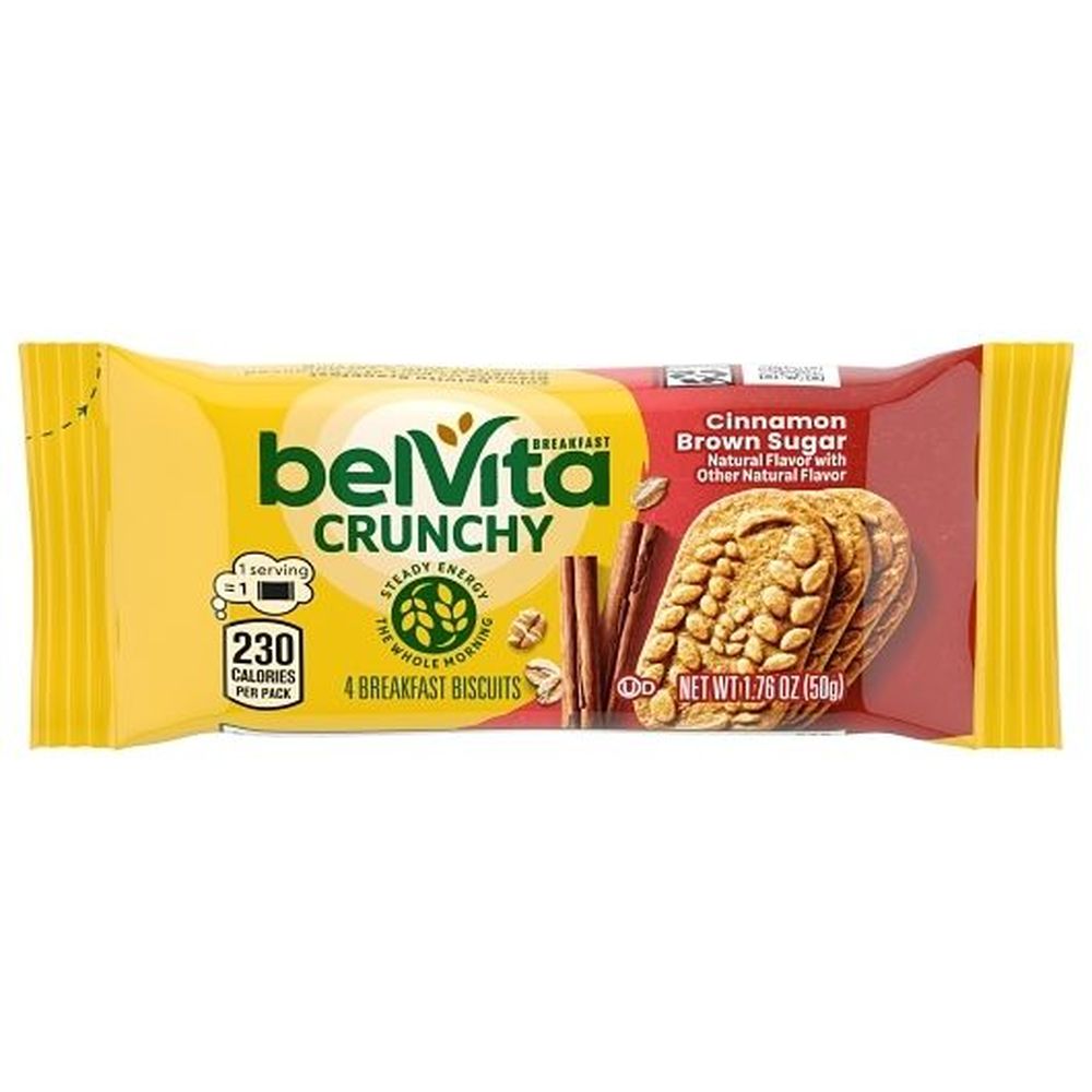 Belvita Cinnamon And Brown Sugar Breakfast Biscuit, 1.76 Ounce -- 64 Per Case