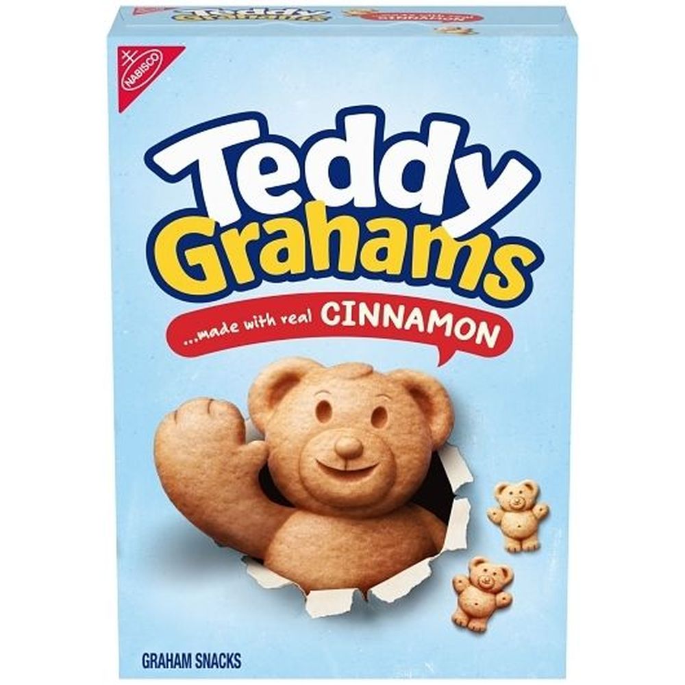 Teddy Grahams Cinnamon Graham Snacks, 10 Ounce -- 6 Per Case