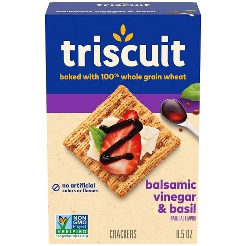 Triscuit Balsamic Vinegar And Basil Cracker, 8.5 Ounce -- 6 Per Case