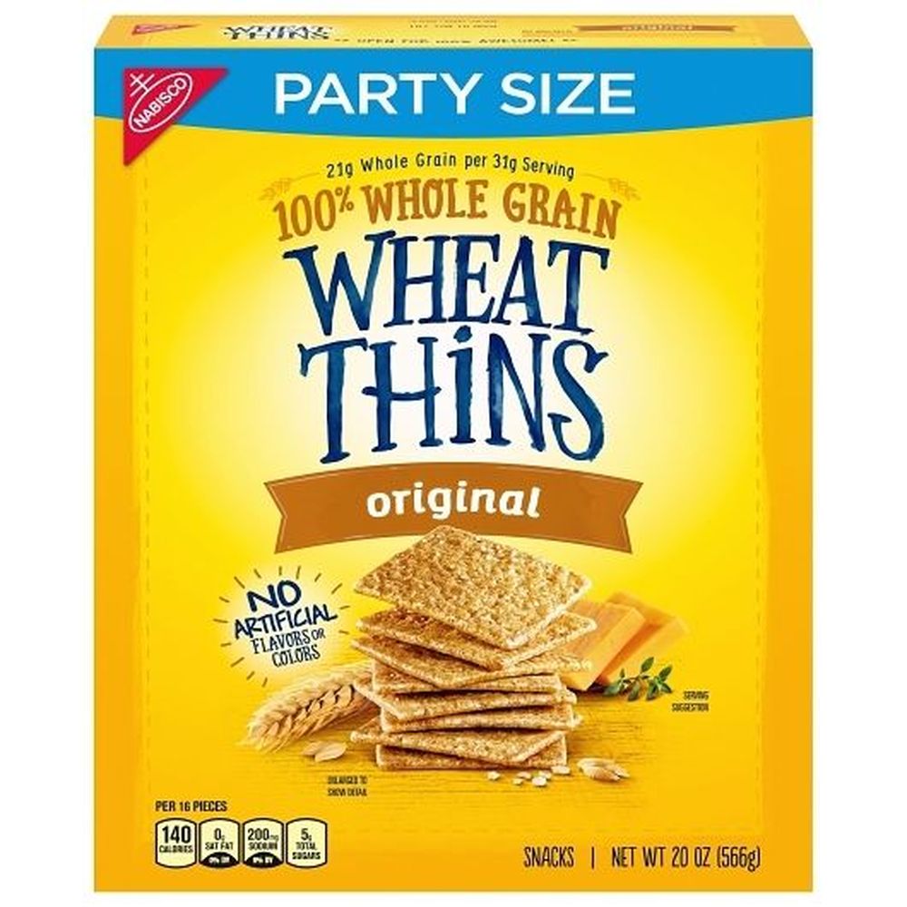 Wheat Thins Original Cracker, 20 Ounce -- 6 Per Case