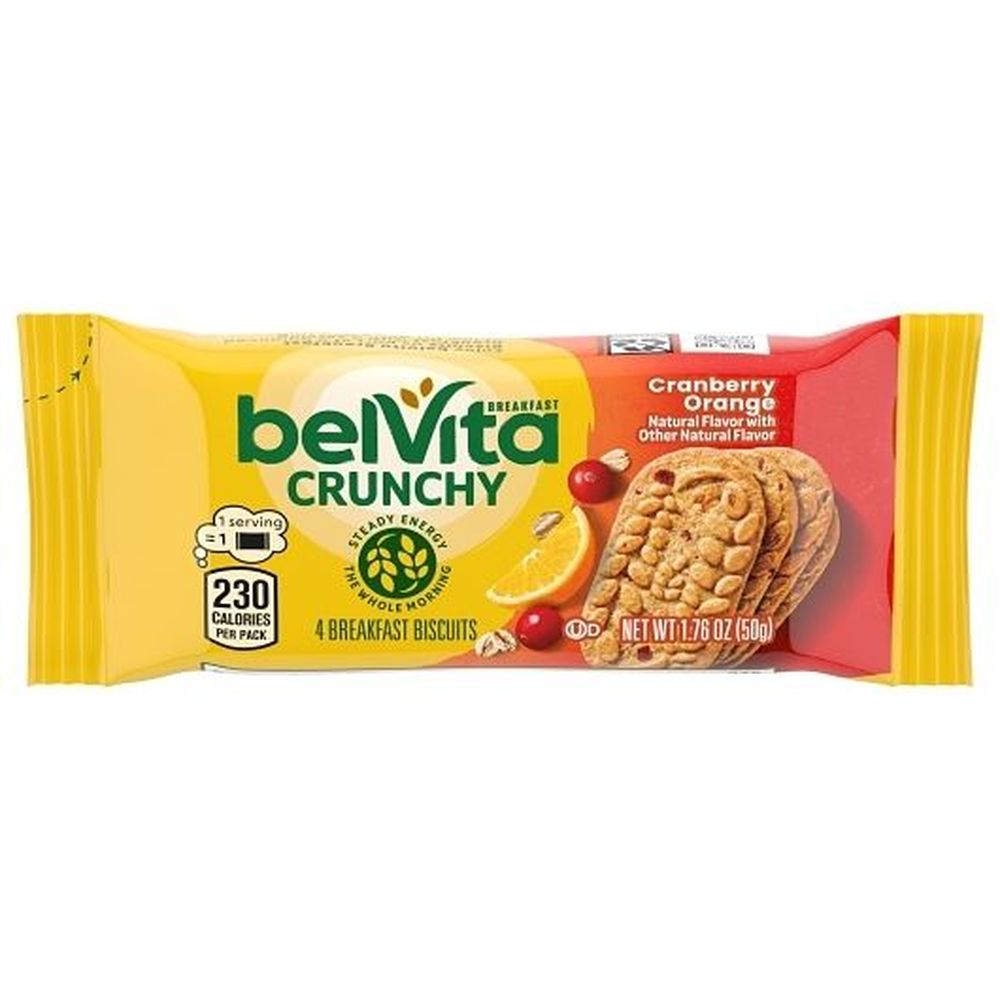 Belvita Cranberry Orange Breakfast Biscuit, 1.76 Ounce -- 64 Per Case