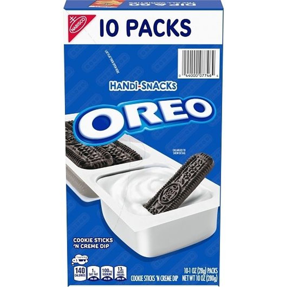 Handi-snacks Oreo Cookie Sticks N Creme Dip Snack Pack, 1 Ounce -- 40 Per Case