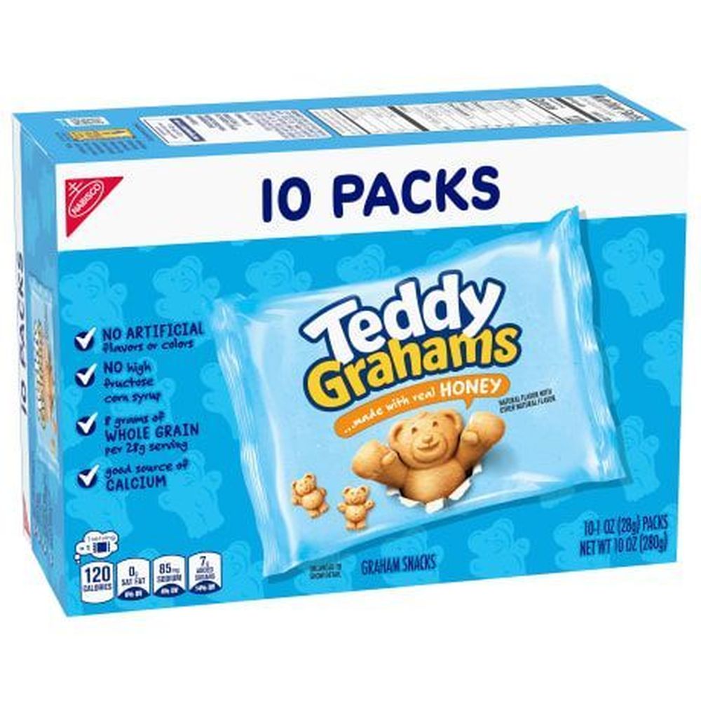 Teddy Grahams Honey Cracker, 1 Ounce -- 40 Per Case