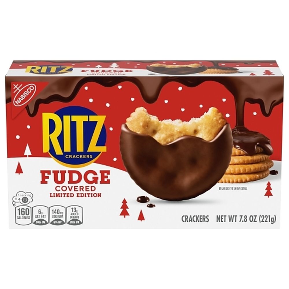 Ritz Fudge Covered Crackers, 7.8 Ounce -- 12 Per Case