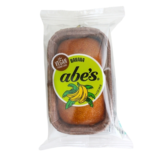 Mini Pasteles Veganos De Plátano Tipo Pound Cake De Abe's, 3.18 Onzas -- 24 Por Caja