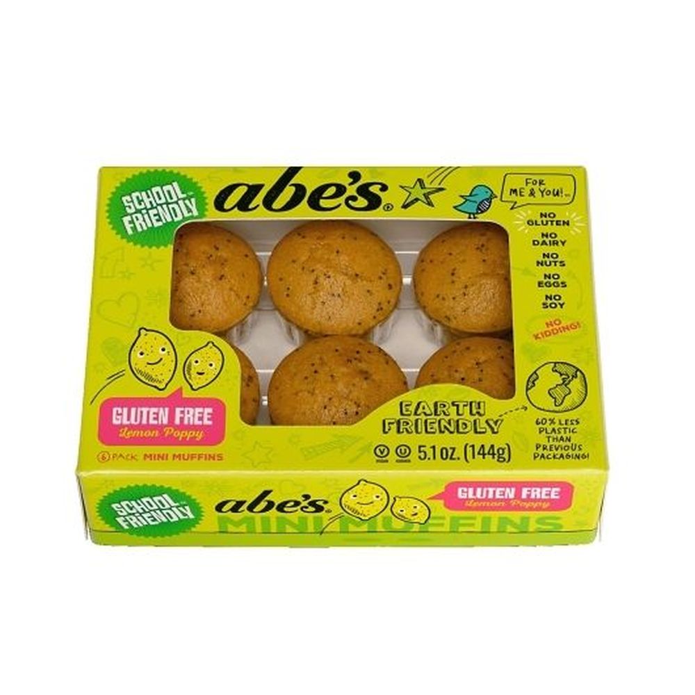 Abe's Lemon Poppy Muffins, 5.1 Ounce -- 6 Per Case